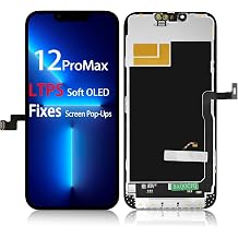 No pop-up alerts Soft LTPO OLED for iPhone 12 Pro Max Screen Replacement