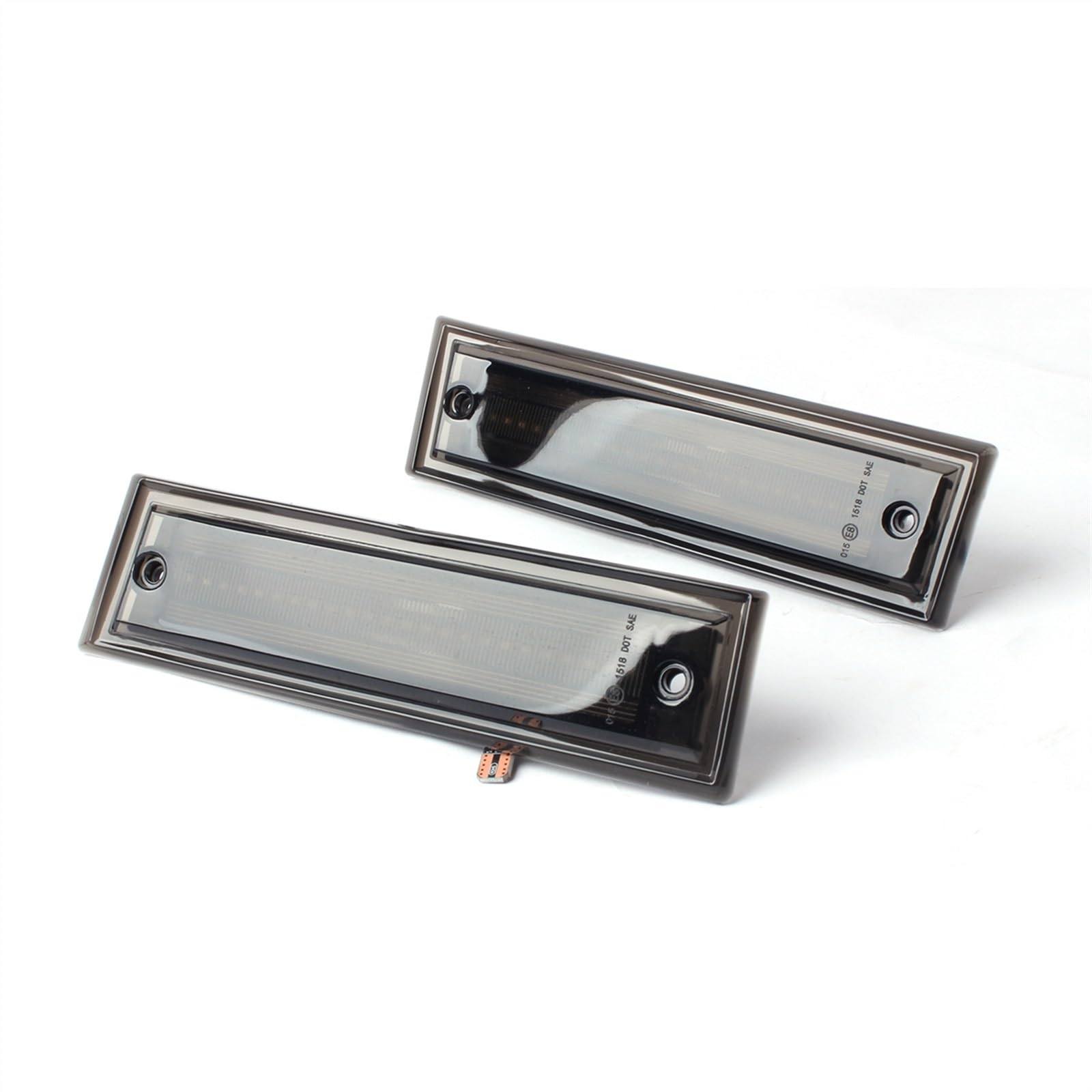 FELPE Intermitentes AutomóViles Para Gmc Para Suburban Para Gmc Para Camioneta 2X Ámbar LED Luz De Posición Lateral Dinámica Repetidor Indicador Lámpara De Señal De Giro Señal de giro del coche