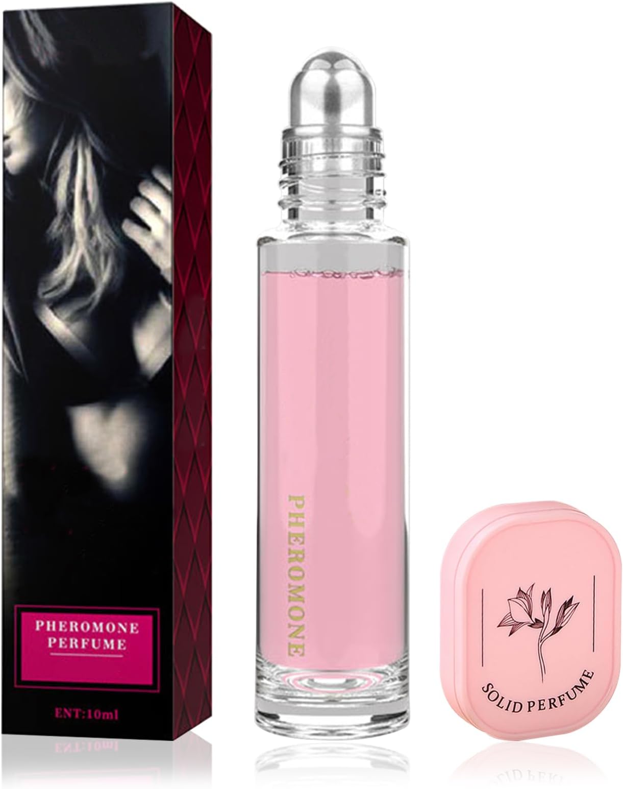 Pheromone Perfume for Women - Roller Ball for Women & Men, 10ml with Balm