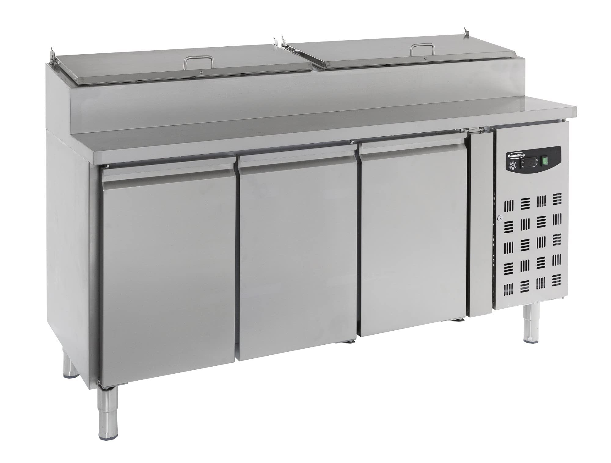 Saladette réfrigérée - 3 portes avec couvercle - Combisteel