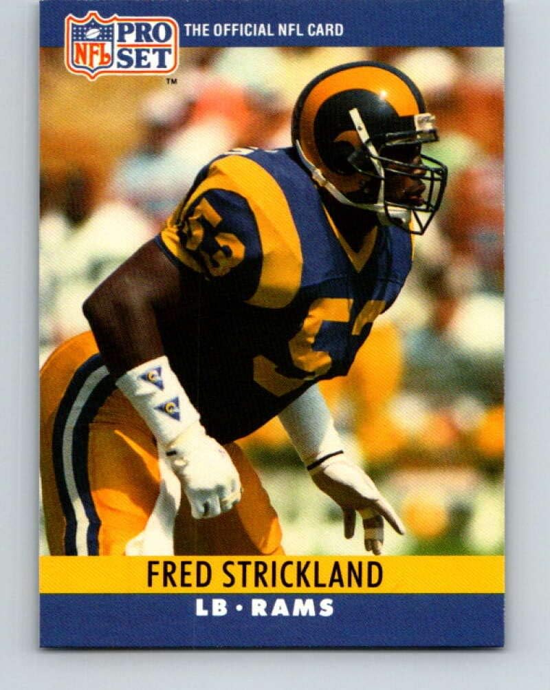 Amazon.com: 1990 Pro Set #174 Fred Strickland Mint Football NFL RC Rookie LA Rams : Collectibles &amp; Fine Art