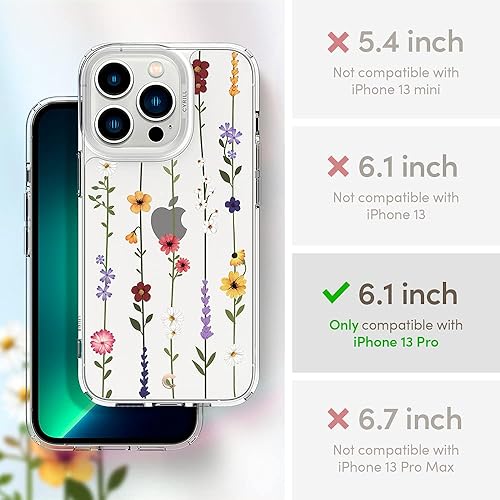 Miniatura 2 de CYRILL Funda Cecile diseñada para iPhone 13 Pro (2021) - Jardín de flores