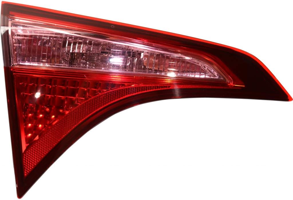 For Toyota Corolla Tail Light Assembly 2017 2018 2019 Passenger Side | Pink Lens | Inner | TO2803135 | 81580-02A50