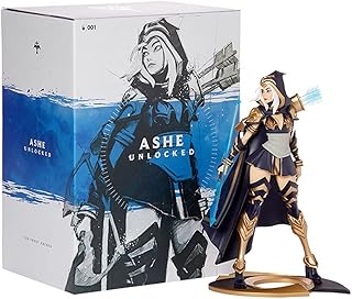 WAGNUS Para Leage of Legeds Figure Ashe, produto oficial fascinante legal para Leage of Legeds Estátua Ashe, vem com caixa original e cartão de verificação