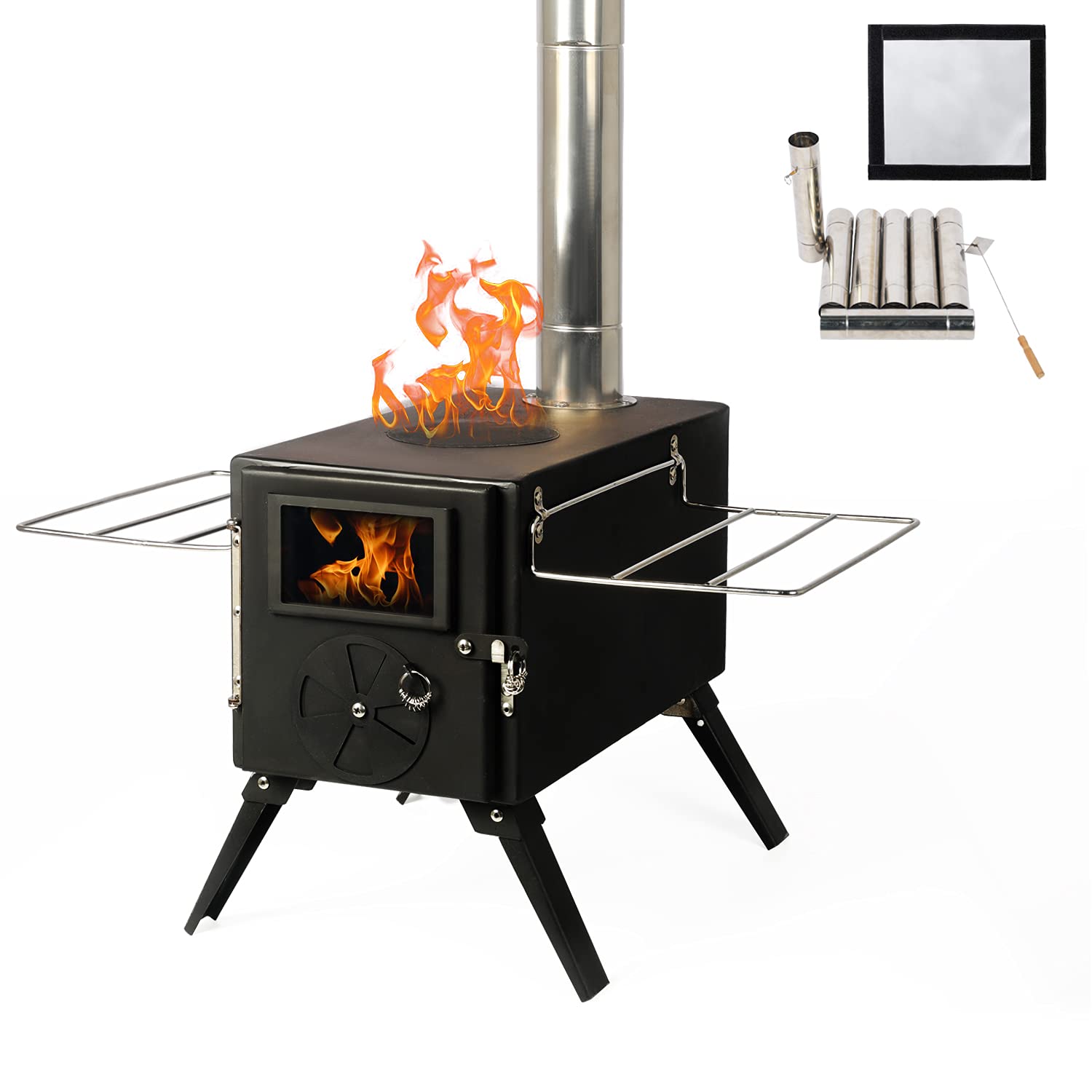 Buy Outdoor Tent Camping Stove, Portable Wood Burning Stove for Tent