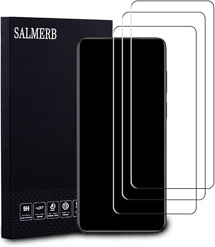 SALMERB Protectores de pantalla para Motorola Moto G 5G 2023 (paquete de 3), película de vidrio templado 9H para Motorola Moto G 5G 2023 Protectores