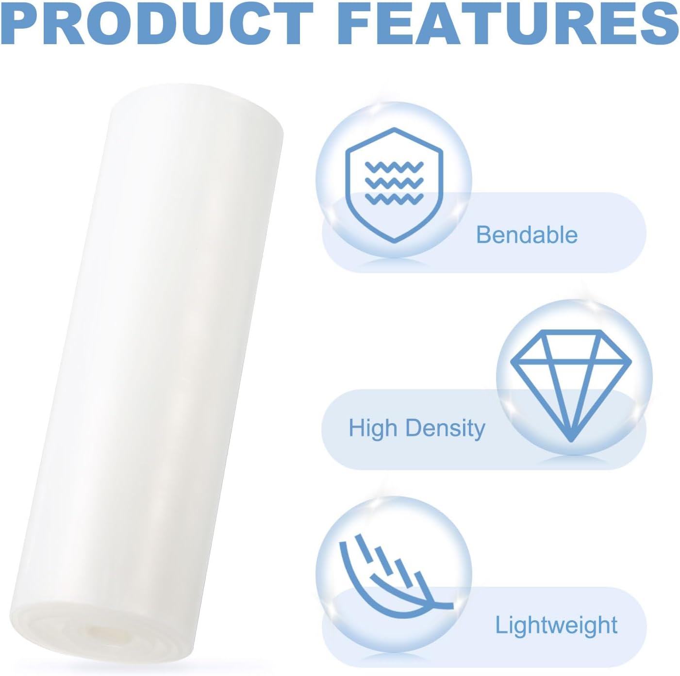 PATIKIL Air Conditioner Blowing Bag 8" x 33 Ft, Flexible Air Ducting Extended Pipe Bag Portable Guide Duct Bags Foldable for Air Scrubber Exhaust Pipe Factory Shipyard Farming