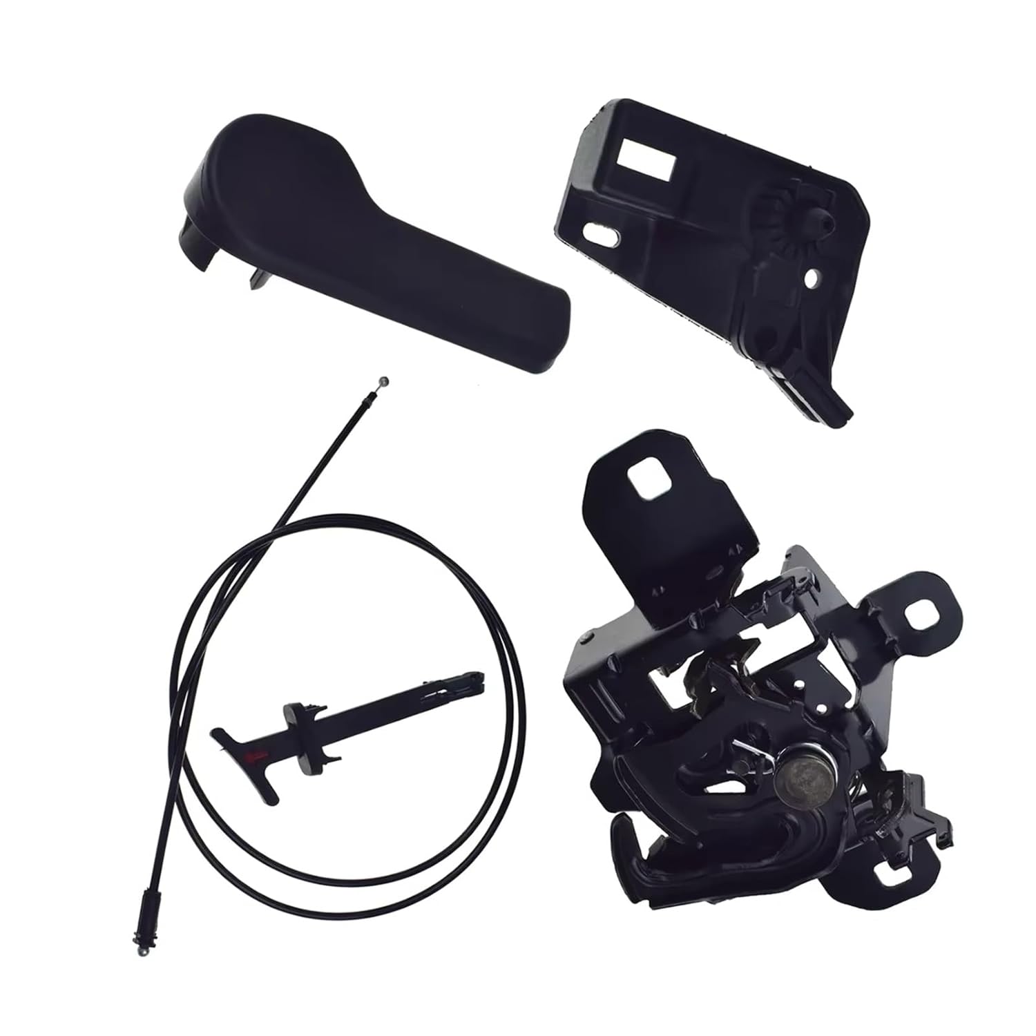 for Vw for Rabbit 2006-2013 for Jetta 2006-2010 Car Hood Latch Pull Rod Release Handle Bracket Cable Kit 1J0823509C Engine Bay Release