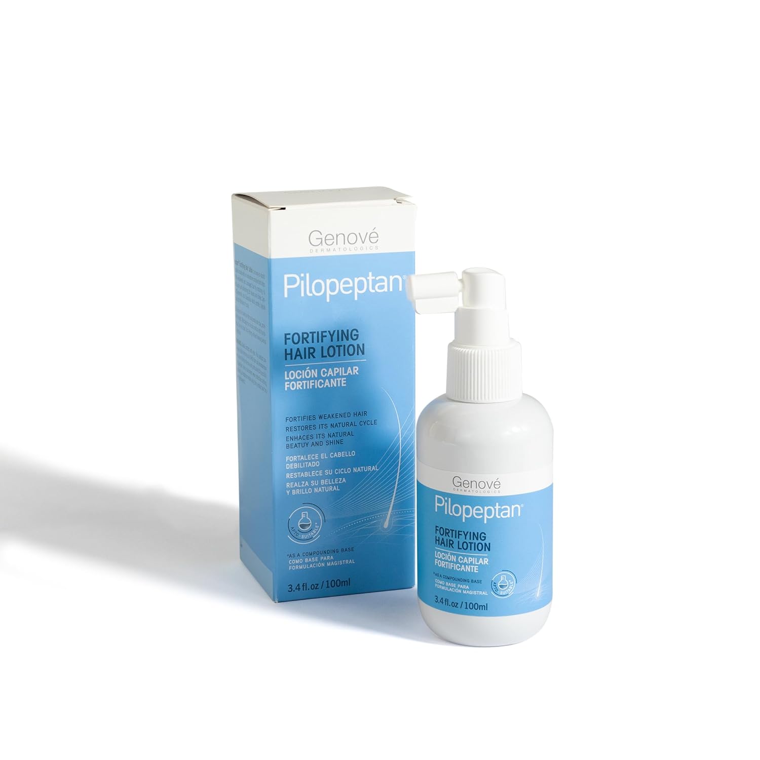 Pilopeptan Fortifying Hair Lotion | Strengthen & Restore with Chamomile & Calendula | Revive Damaged Hair | Hydrating Scalp Care, Lightweight & Non-Greasy Finish