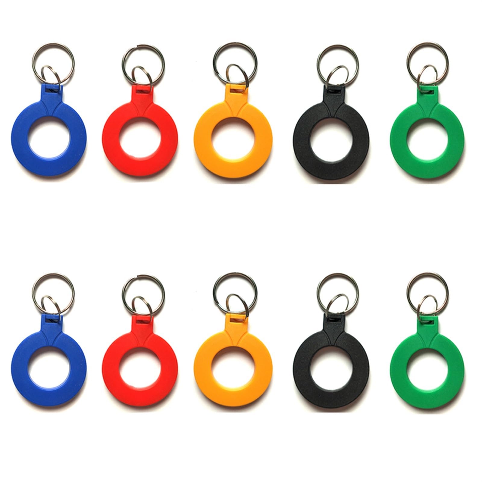 10 etiquetas RFID duplicadas T5577 EM4305 para copiar regrabables y regrabables, pueden copiar EM4100 de 125 kHz para tarjetas de proximidad (color mezclado)
