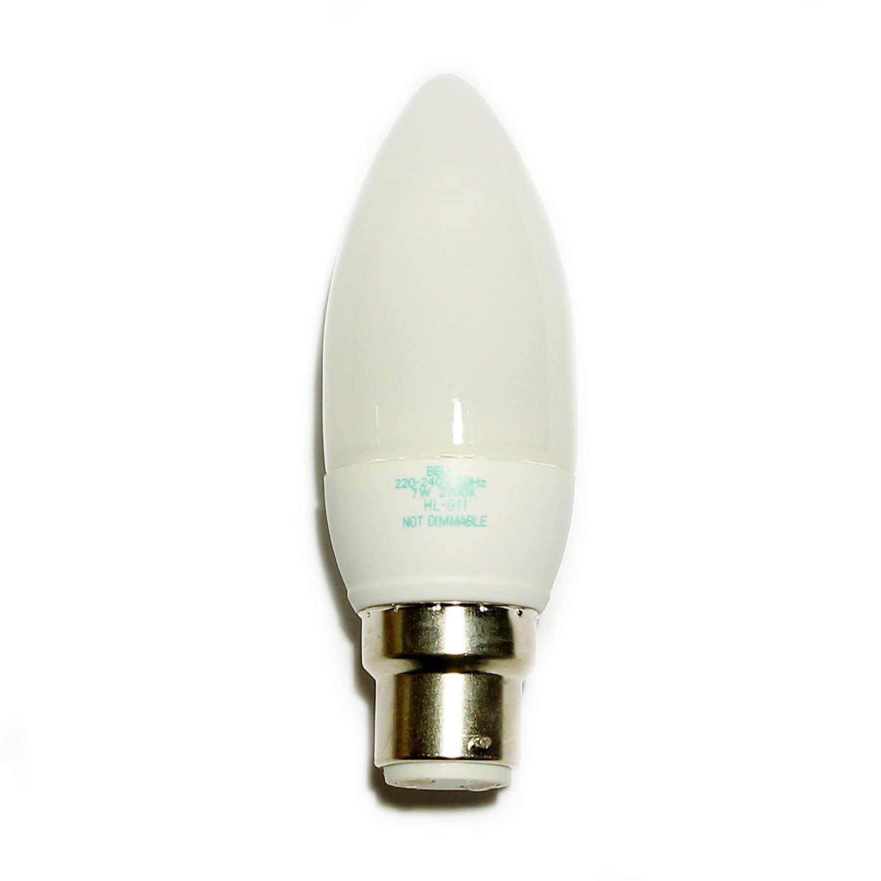Bell Candle 240V 7W B22d
