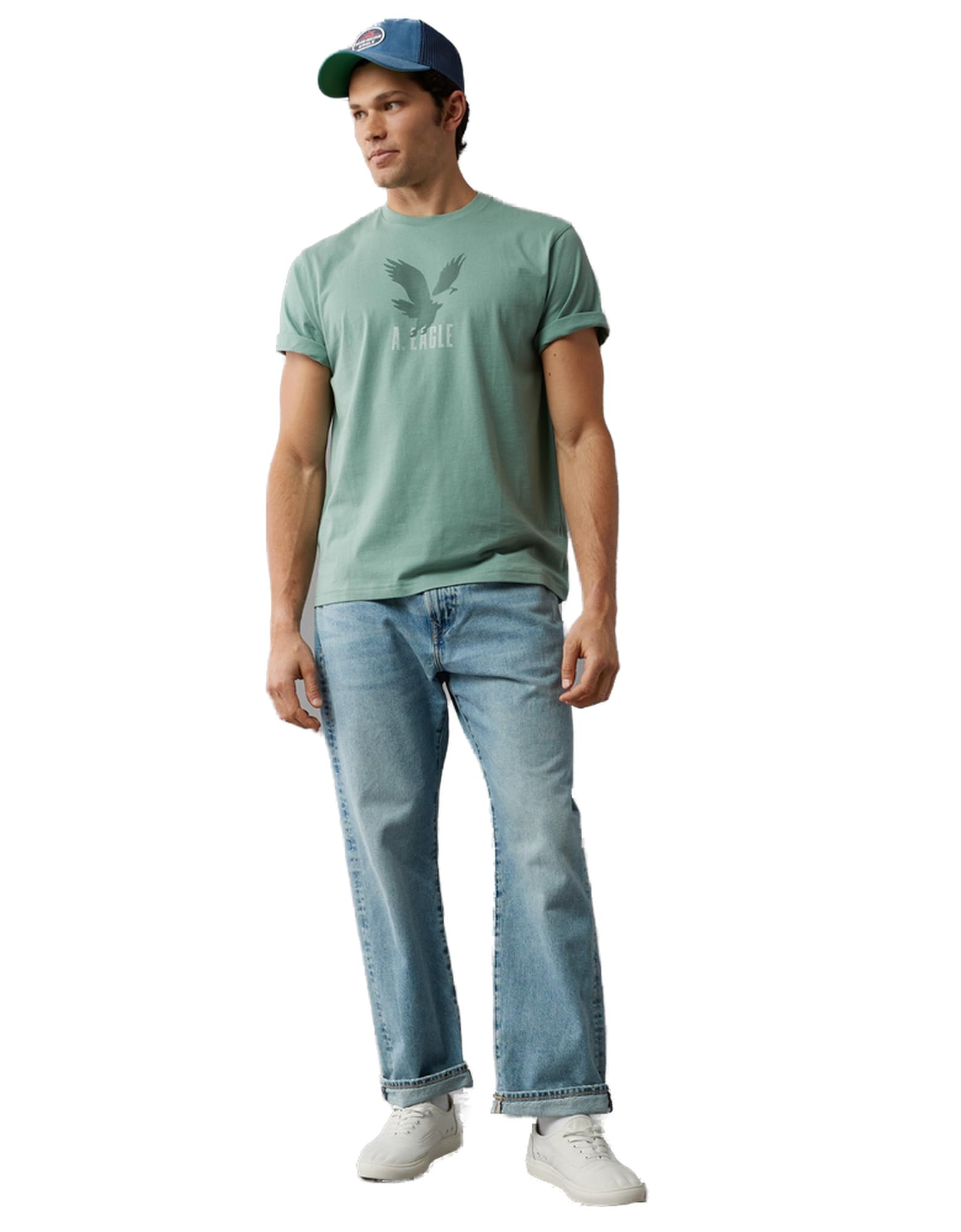 American EagleMen Logo Graphic T-Shirt