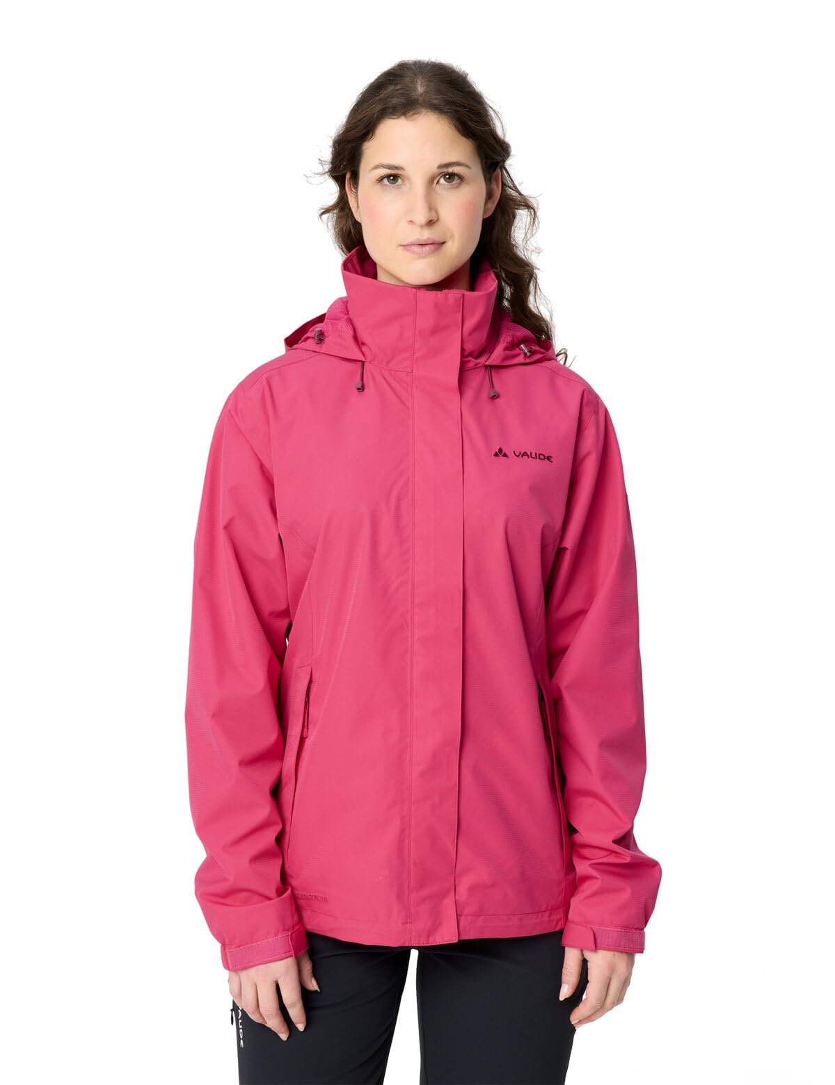 VAUDE Women's Escape Light Jacket, lekka damska kurtka przeciwdeszczowa na wędrówki, wodoszczelna, wiatroszczelna i oddychająca