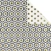 Hallmark Reversible Wrapping Paper, Elegant (Pack of 3, 120 sq. ft. ttl.) Gold, Silver, Black Designs for Weddings, Birthdays, Graduations, Holidays and More