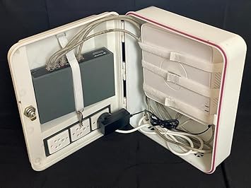 Trueview True Rack Box for DVR , CCTV , NVR , POE SWITCH , SPLICING FIBER , PVC, Indoor and Outdoor All Weather Condition is Supported with Rubberen Closure