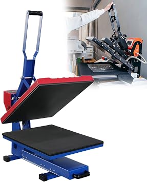 Heat Press 40x50cm, High Pressure Heat Press Machine for T Shirts, Slide Out Professional Heat Press for Sublimation, Vinyl, Heat Transfer Projects, Heats Up Fast & Evenly