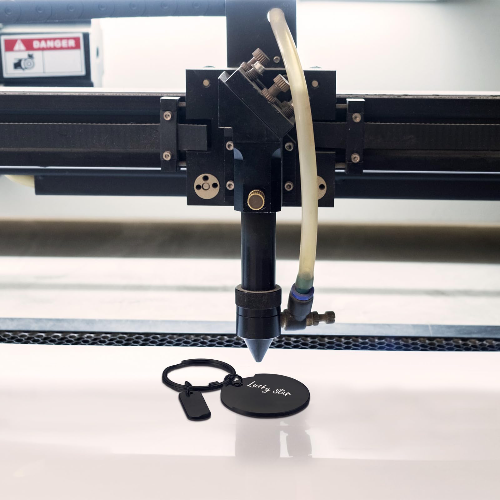 Gisafai 30 Stück gravierbare Metall-Schlüsselanhänger-Rohlinge, Lasergravur, Edelstahl, Rohlinge, Stanzrohlinge, Schmuck, Rohlinge, Schlüsselanhänger, Anhänger, Geschenke für Weihnachten, Basteln,