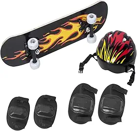 SKATE INFANTIL PEQUENO FOGO LARANJA 60 CM | 1992