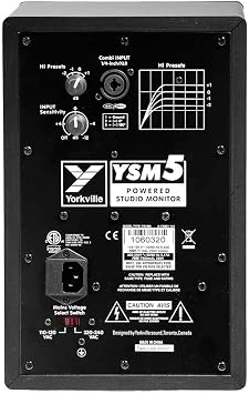 Yorkville YSM5 5-Inch Powered Studio Monitor