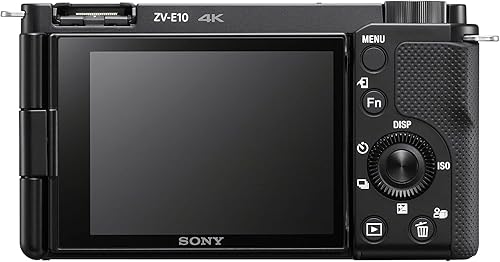 Miniatura 5 de Sony ZV-E10 - Kit de vlogger de 2 lentes sin espejo de 0.630-1.969in + 2.165-8.268in ILCZV-E10LB paquete negro con ACCVC1 incluyendo agarre