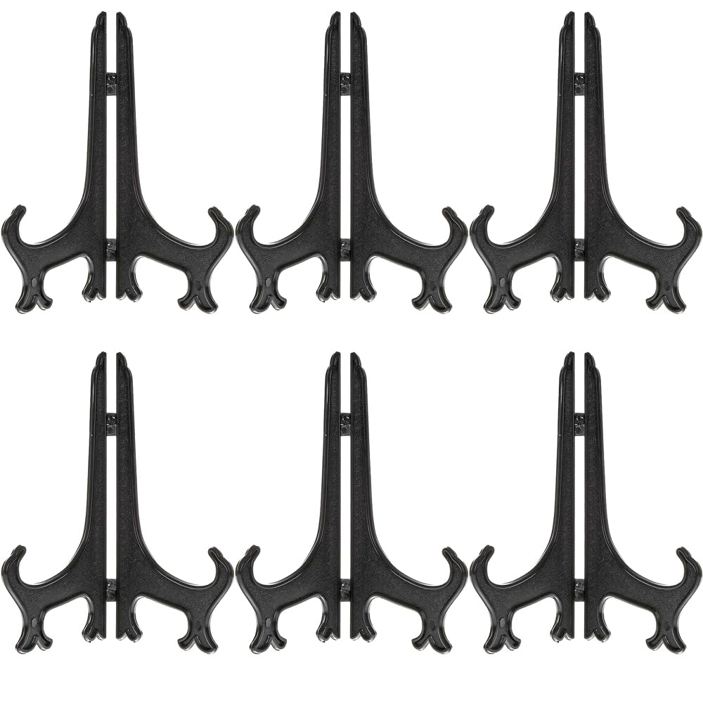 Soportes de exhibición de caballetes acrílicos/soportes de placa para exhibir fotos, portarretratos plegables, libros electrónicos