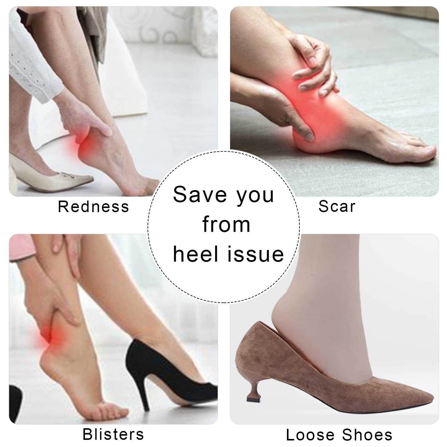 Amazon.com: Skyfoot Heel Grips, Self 