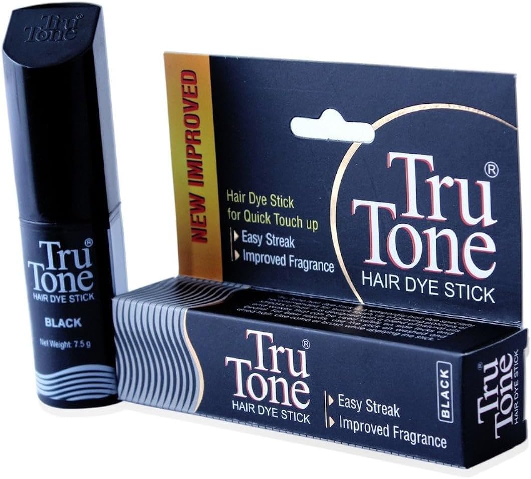 Tru Tone Black Hair Dye Stick, 7.5 Gm X 2 by J.K. Helene Curtis