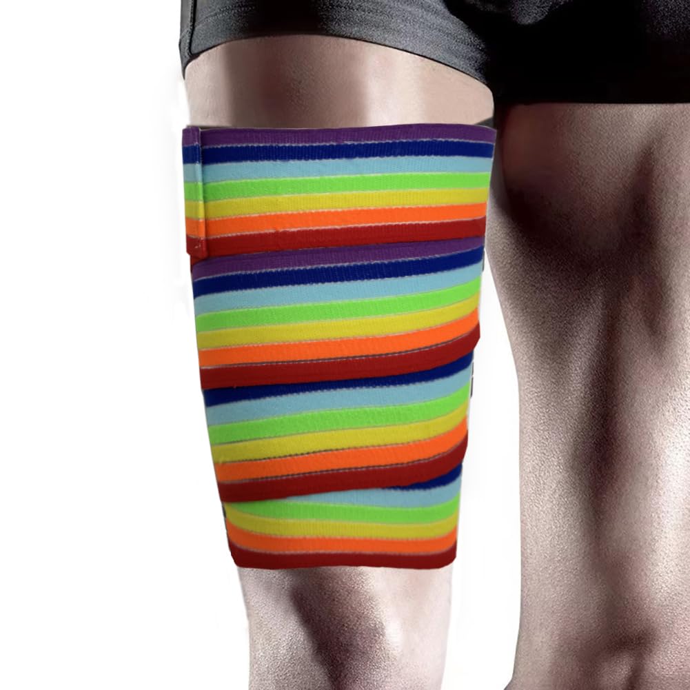 Vendaje elástico de soporte de compresión para muslos, envoltura completa para muslos, faja reductora de ropa de compresión de muslos de talla