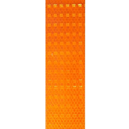 Vista 13 de Stockroom Plus Cinta reflectante amarilla, rollo de 2 pulgadas x 30 pies, cinta amarilla para escaleras, remolques y bicicletas, seguridad Amarillo