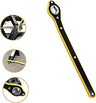 kesig Labor-saving Jack Ratchet Wrench?360 degree forward and reverse knob design Jack Ratchet Wrench Hand Tool