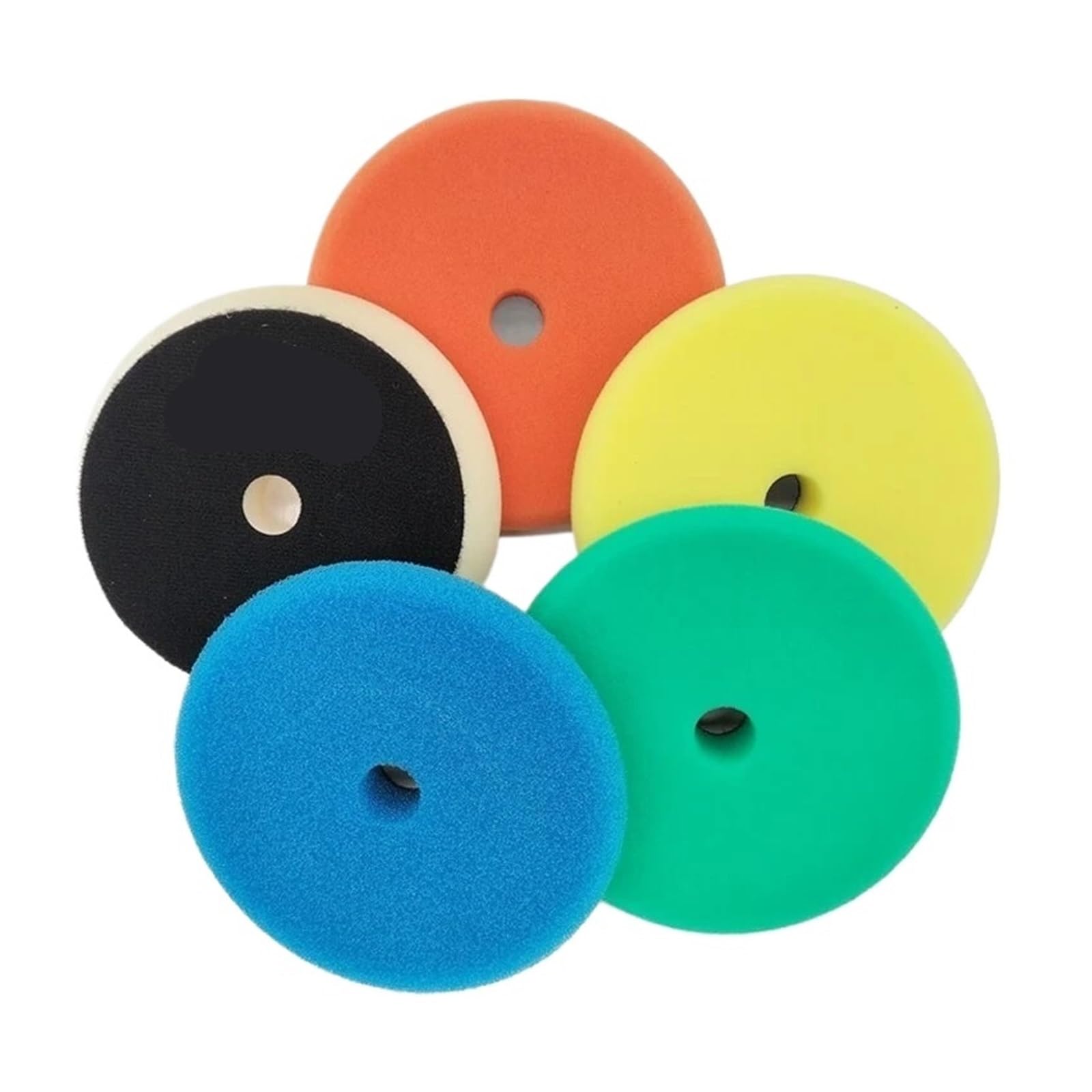5"/6" flache Auto-Schwamm-Polierpads for Entfernen von Kratzern und Wachsen