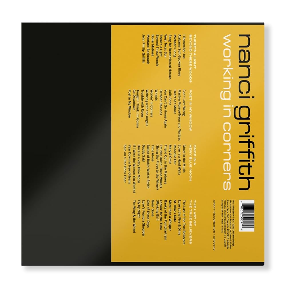 Nanci Griffith - Working In Corners[4 CD Boxset] - Amazon.com Music