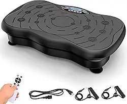 Mawuye Máquina De Exercício De Placa Vibratória Para Drenagem Linfática, Perda De Peso, Plataforma De Fitness De Vibração Para Treino De Corpo Inteiro, Equipamento De Treinamento Em Casa, Academia Es