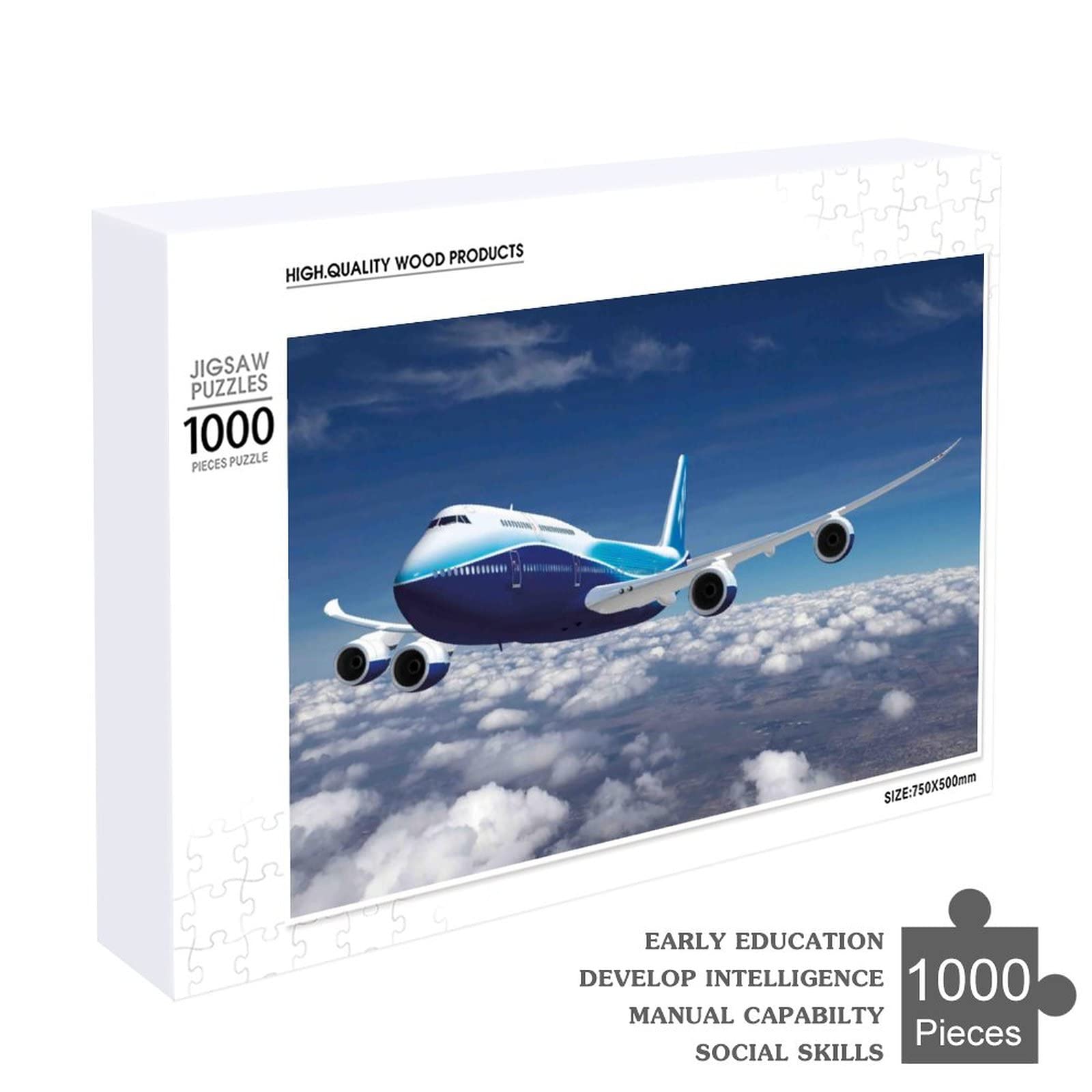 Amazon.co.jp: 1000ピース ジグソーパズル ボーイング747 マイクロ