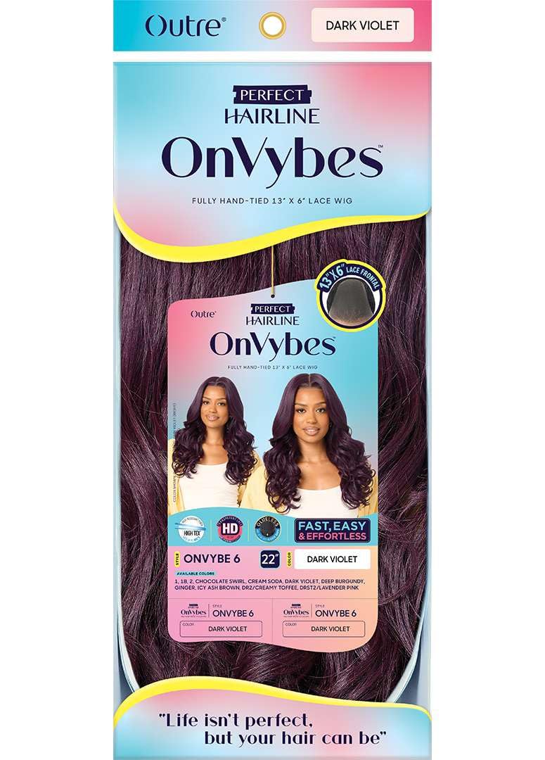 Outre Lace Front Wig - Perfect Hair Line - OnVybes - OnVybe 6 (CHOCOLATE SWIRL)