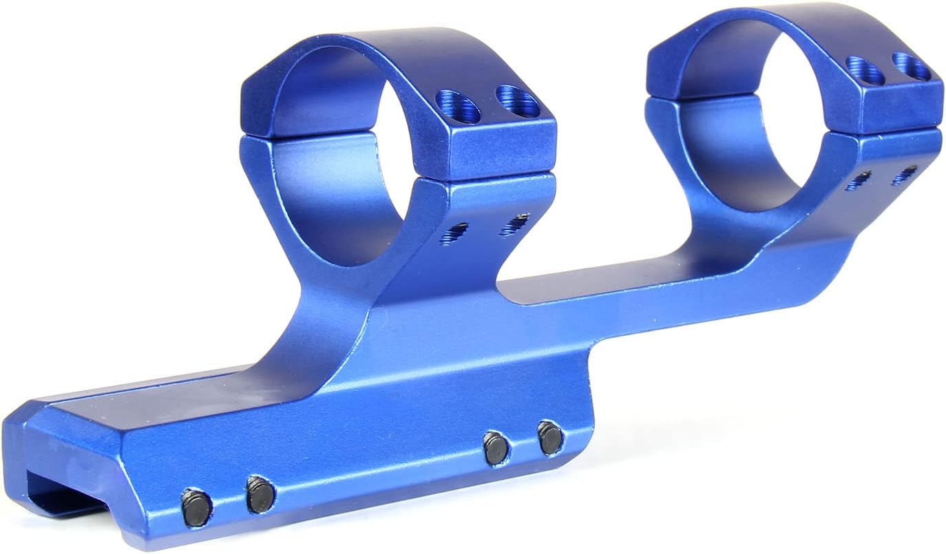 TACFUN Slim Offset Cantilever Picatinny Weaver Scope Mounts 1"/30mm W Inserts