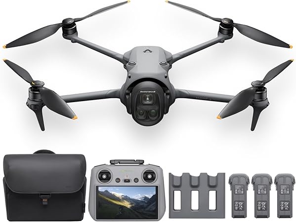 DJI Mavic 4 Pro ドローン Fly More コンボ（DJI RC 2付属）1億画素超の4/3型CMOS Hasselbladカメラ搭載の3眼カメラドローン 映像伝送距離15 km 最大51分飛行時間 バッテリー3個あり 充電ハブ付き