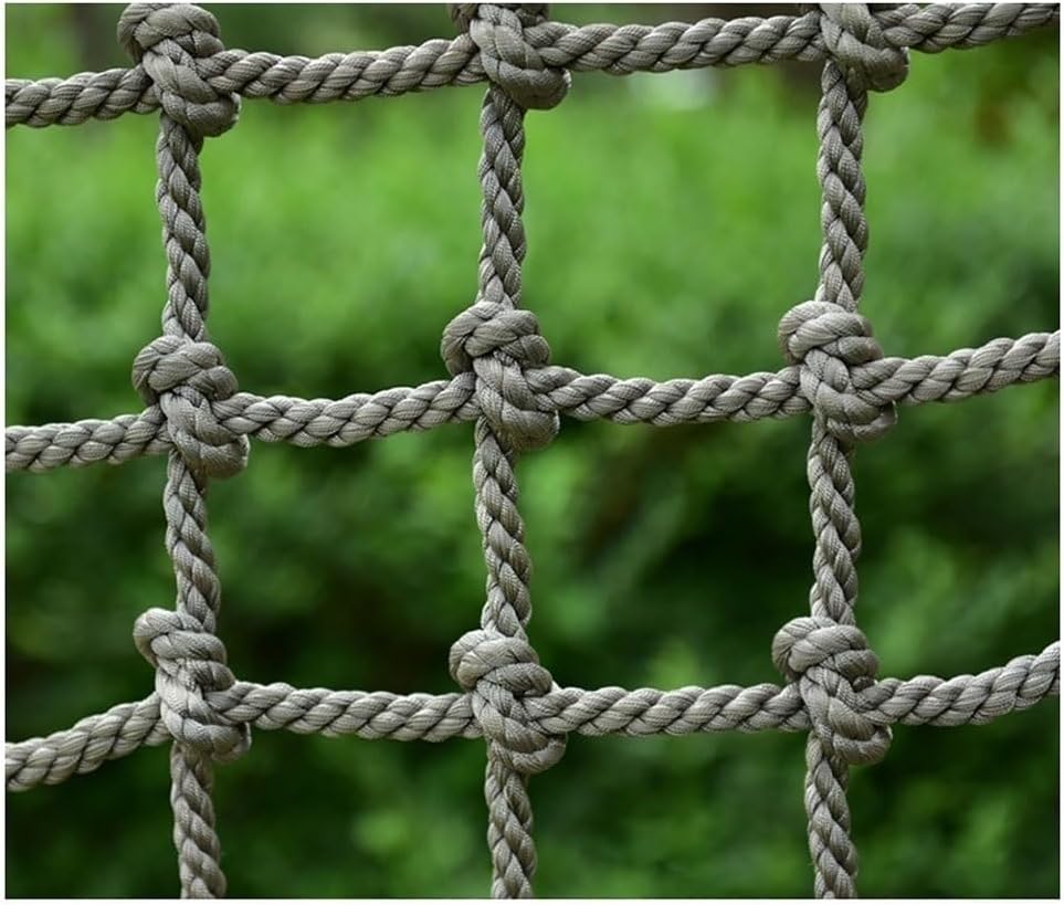 Heavy Duty Cargo Climbing Net for Kids - 3x4m Nylon Treehouse Safety Net, Outdoor Playground Equipment, Durable Truck Trailer & Swing Netting, Ideal for Climbing Fun