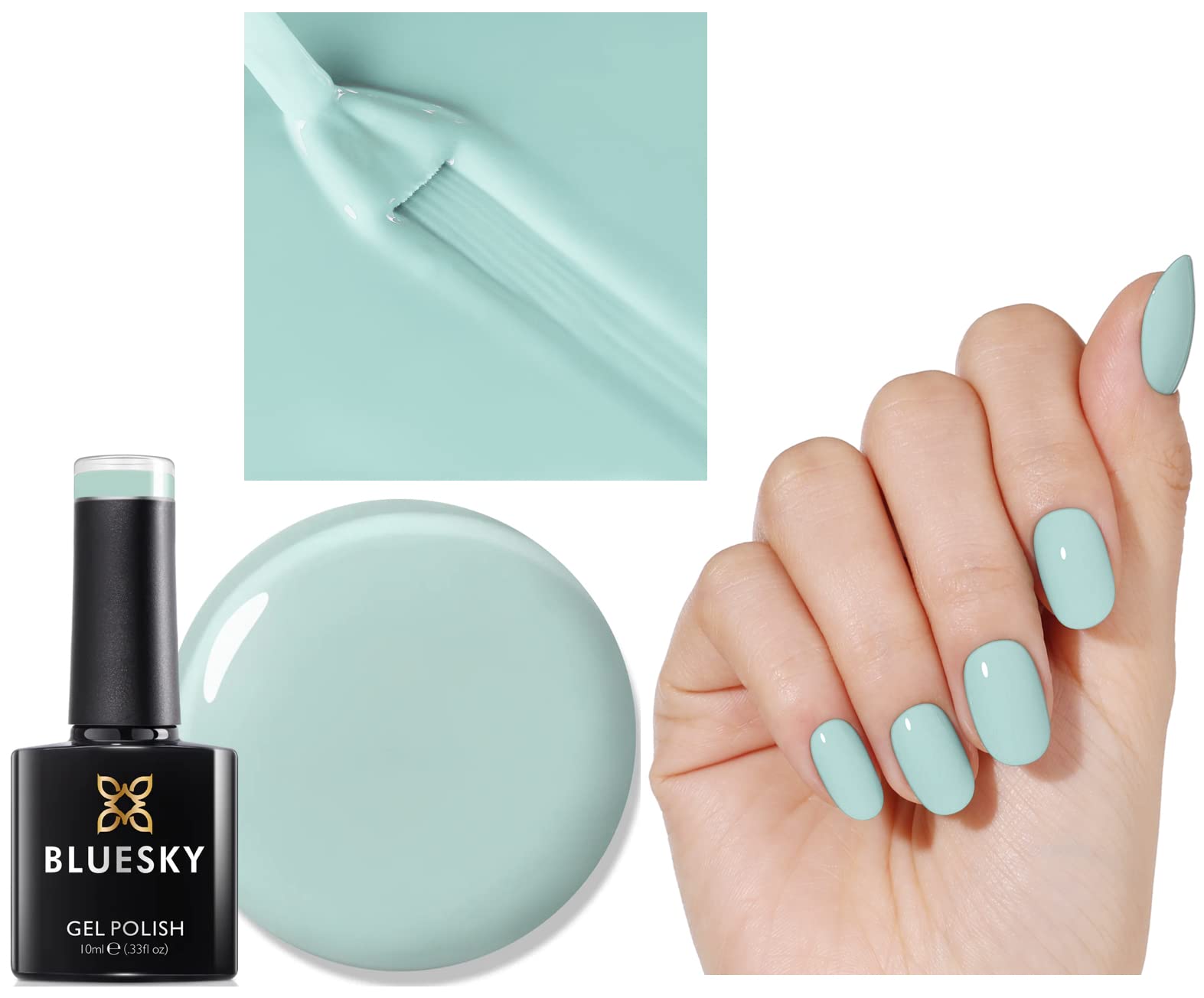 Bluesky Gel Nail Polish, Lemon Yellow CS12, Long Lasting, Chip Resistant, 10 ml (Requires Drying Under UV LED Lamp) — view 105