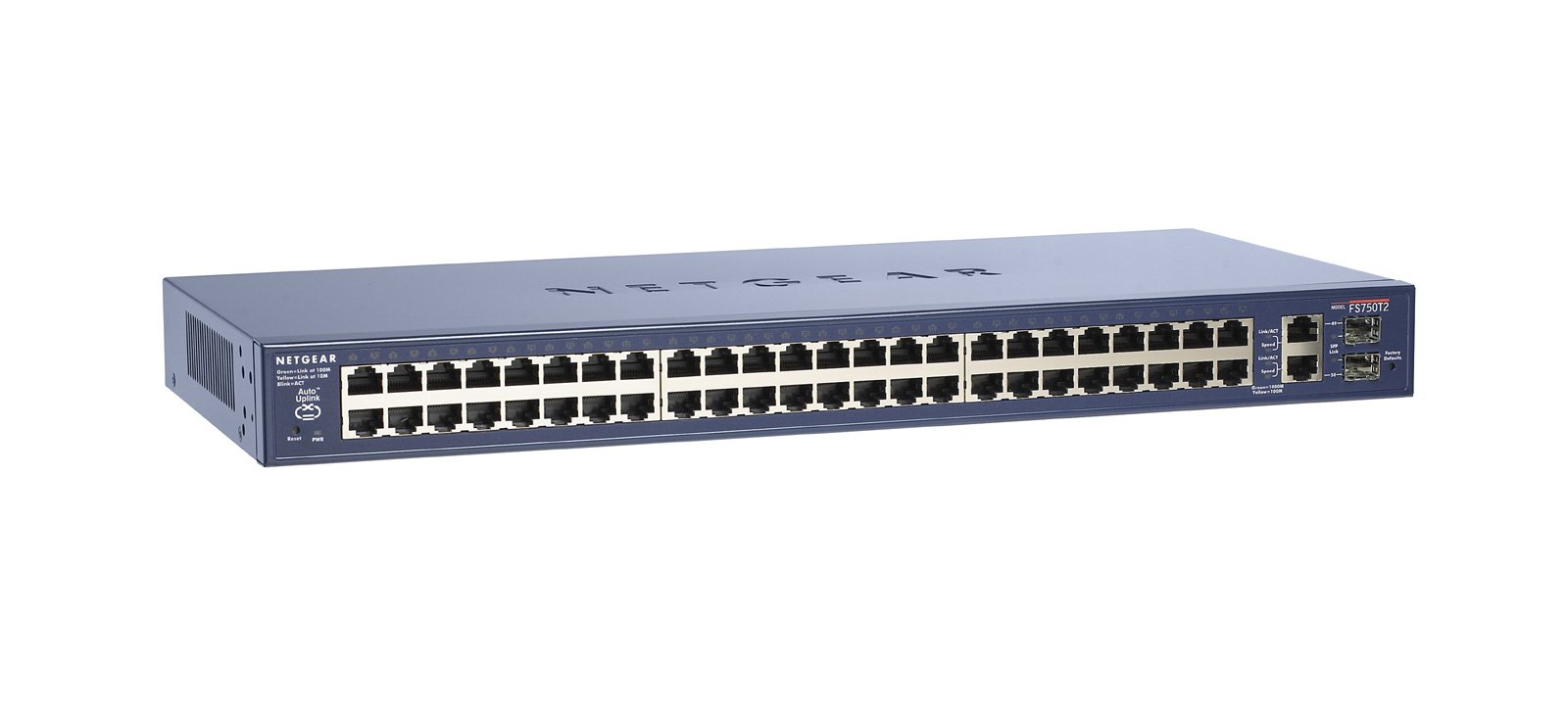 Amazon.com: NETGEAR FS750T2 48-Port 10/100 Smart Switch w/ (2