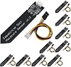 Fasizi 10pcs Capacitive Soil Moisture Sensor Corrosion Resistant for Arduino Moisture Detection Garden Watering DIY