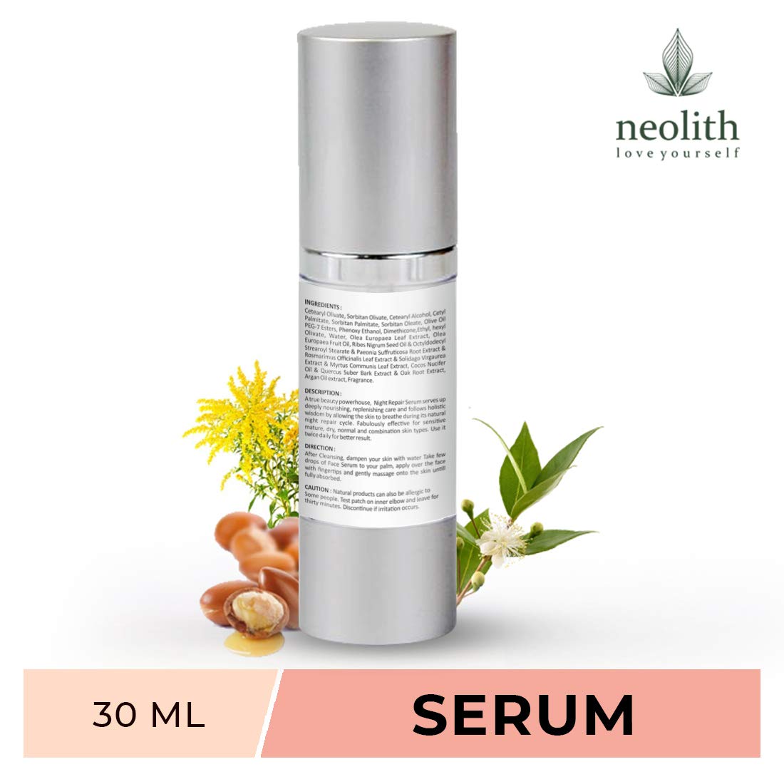Neolith Argan Oil Over Night Face Serum, 30 ml (Pack of 1) - Image 3