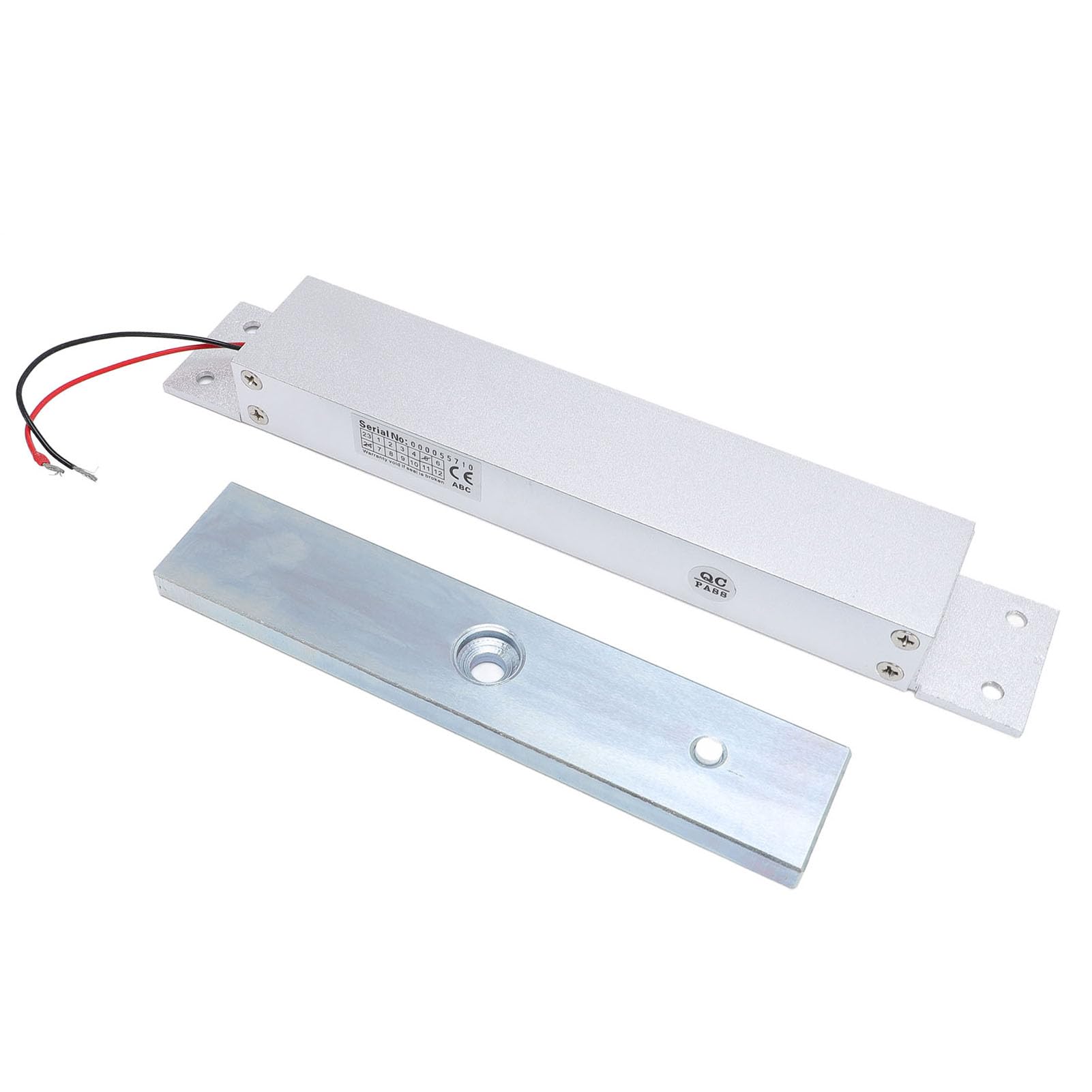 Aluminiowy elektryczny zamek magnetyczny o wysokiej wytrzymałości, 280 kg, wodoodporny tryb NC do różnych drzwi