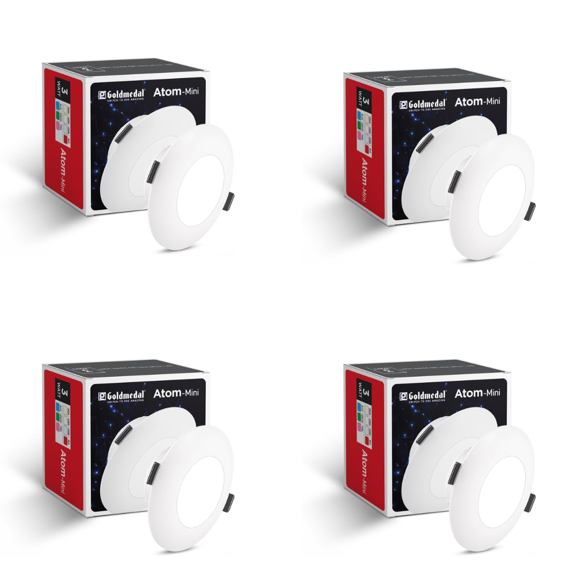 Goldmedal Atom Mini LED Downlight - 4 Pack -1