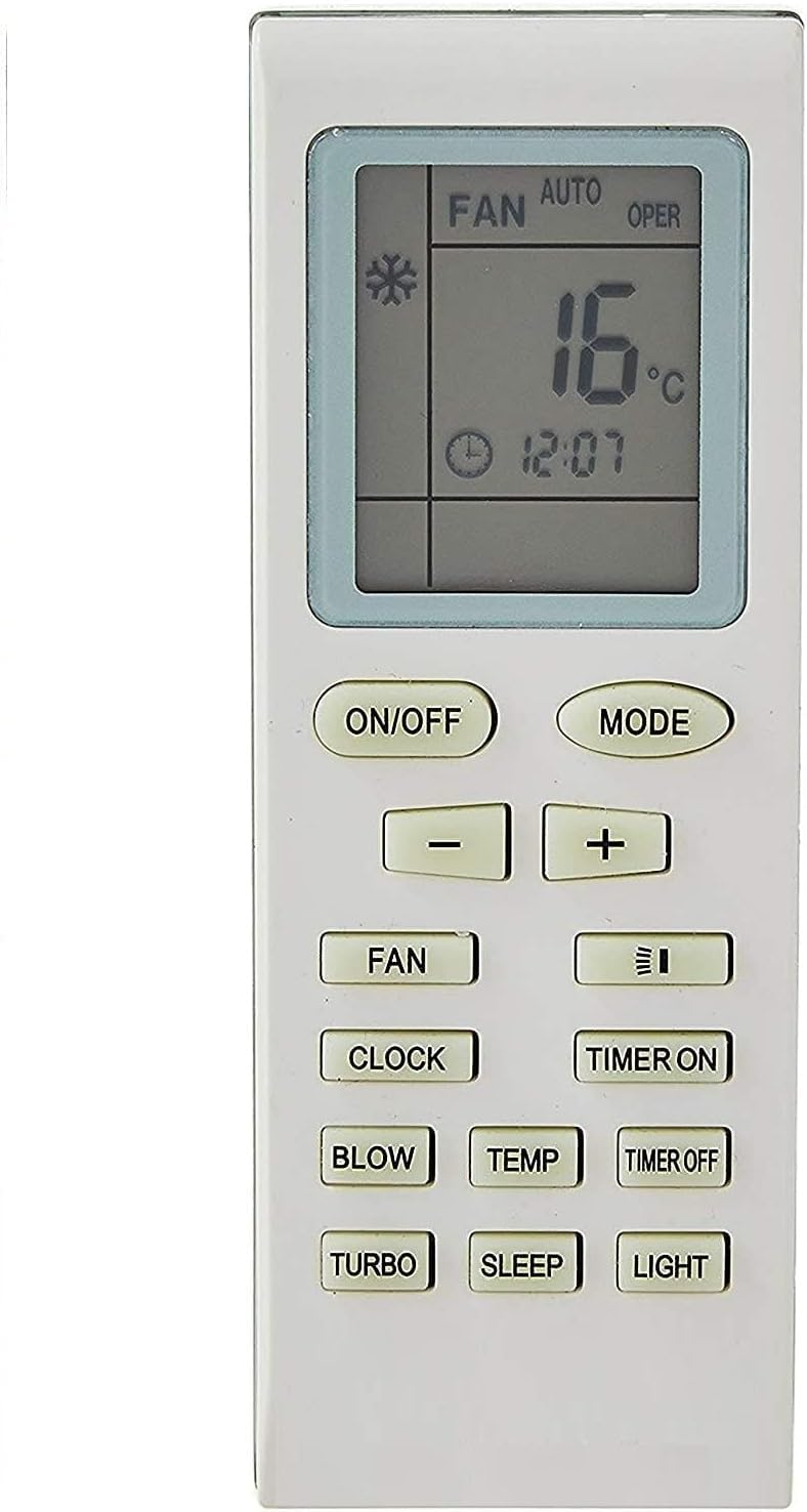 Universal AC Remote Compatible for Voltas Onida Lloyd Godrej Videocon Ac Remote 1.5 ton Split/Window Both 3Star/5Star, White (Exactly Same Remote Will Work Only as Your Old Remote)