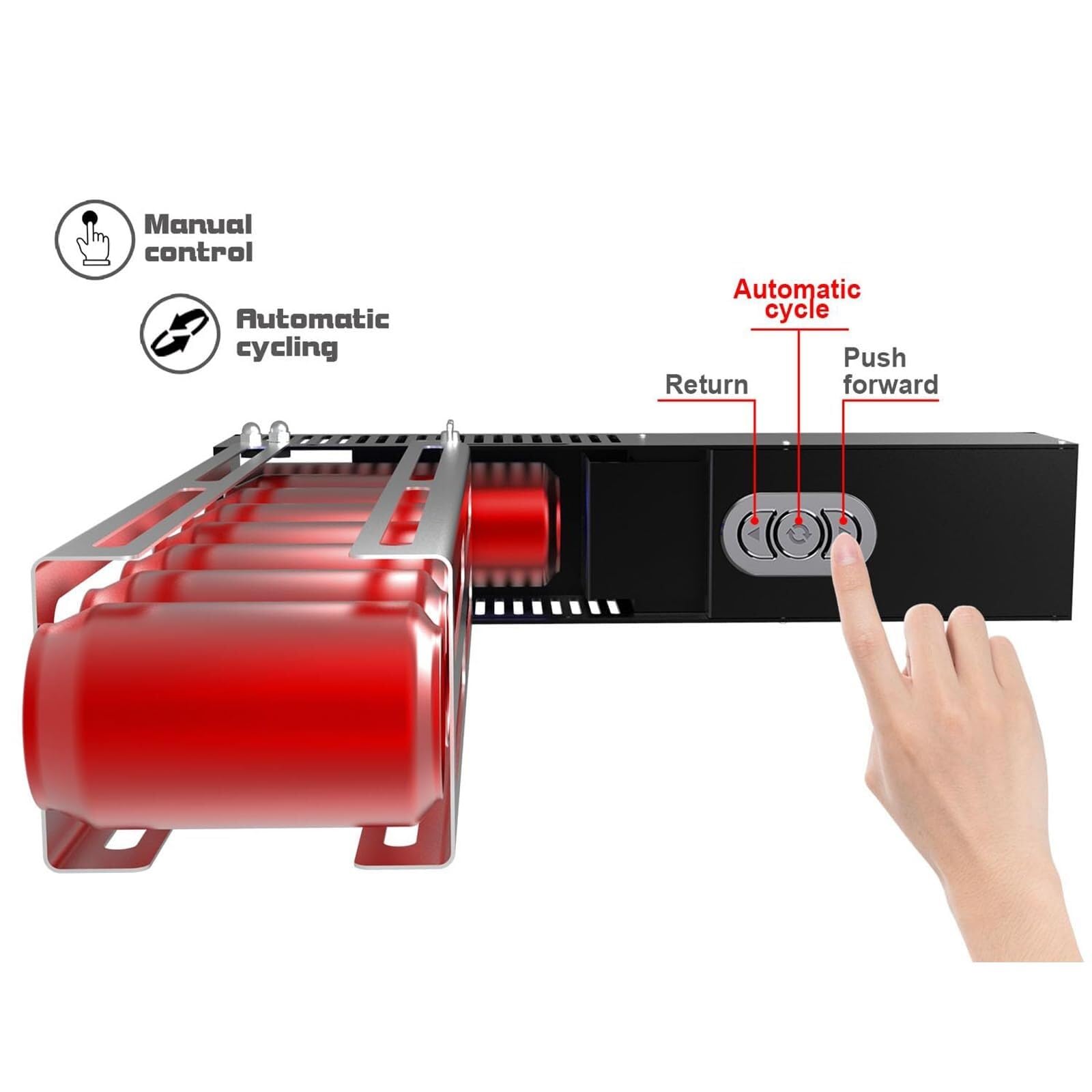 Heavy Duty Elettrico può Frantoiare 8 Lattine Contemporaneamente Auto Ciclo Riduce Spazio di Scarico Compact Design per Home Kitchen Ufficio Efficiente Strumento di Riciclaggio