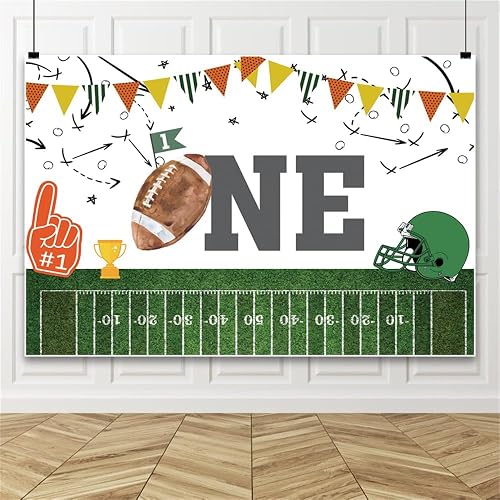 Football Backdrop for Birthday Party Large Sport Theme Background Photography fo