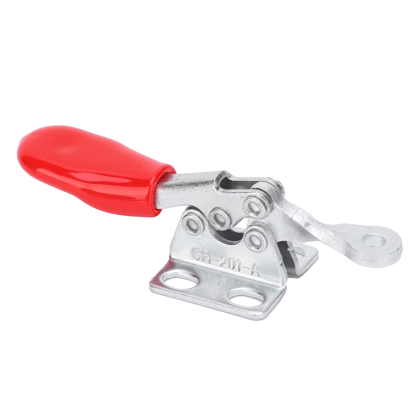 Respicefinem 4Pcs Toggle Fixture Galvanized Iron Quick Release Compression Clamps Ideal Woodworking Tools For Handling Light Thin Or Complex Shaped Parts With Reinforced Base And