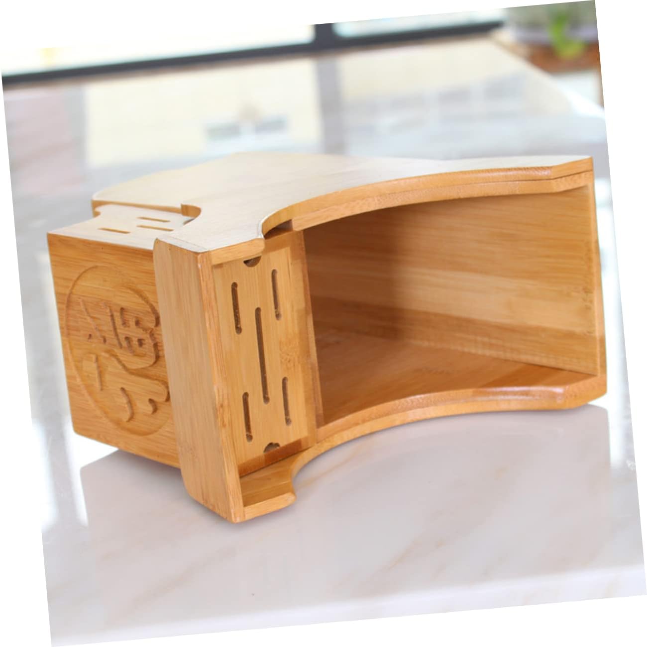 Bamboo Knife Holder Multi-function Holder Kitchen Utensil Organizer Storage Rack