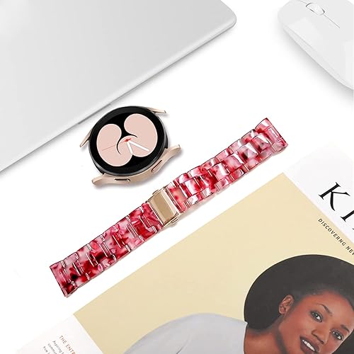 Miniatura 4 de Correas compatibles con Samsung Galaxy Watch 7 FE 66 Classic 55 Pro 44 Classic 3 de 1.614 pulgadas, 0.787 pulgadas, correa de repuesto de